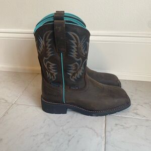 Ariat Krista Brown Waterproof Steel Toe Women’s Boot